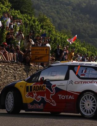 Loeb og Ogier har rykket fra i Tyskland