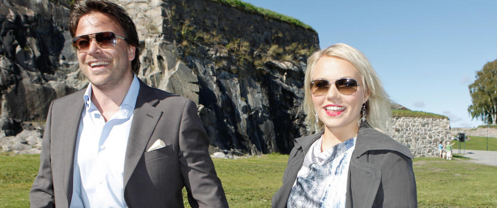 Kåre Conradi og Lene Marlin kom hånd i hånd