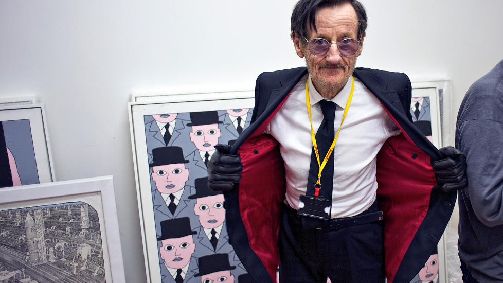 ABLEG�YEMAKER: Livet har satt sine spor i Pushwagners ansikt.