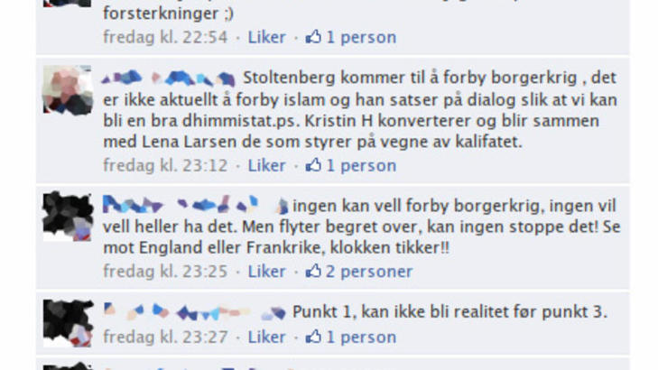 MENER KRISTIN HALVORSEN BLIR MUSLIM: Et medlem i NDL skriver at Stoltenberg vil forby borgerkrig og at alle nordmenn vil få status som underordnede i den nye, muslimske staten han ser for seg. MENER KRISTIN HALVORSEN BLIR MUSLIM: Et medlem i NDL skriver at Stoltenberg vil forby borgerkrig og at alle nordmenn vil få status som underordnede i den nye, muslimske staten han ser for seg.