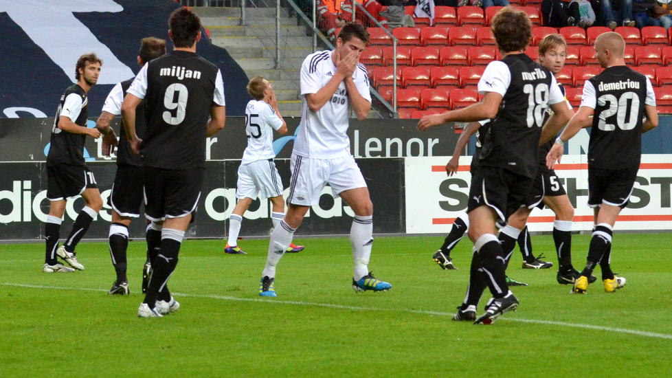  BARE TRIST:  RBK har ikke lenger noe eget spill som holder til � gj�re det bra i Europa.FOTO: Ned Alley / Scanpix .