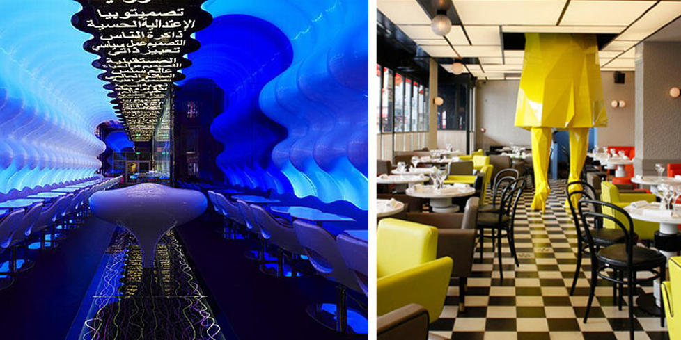 UNIKT: P� disse resturantene er det ikke bare maten som er trekkplaster. FOTO: Switch Restaurant Lounge og India Madhavi
