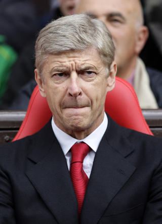 TRIST: Arsene Wenger. Foto: AP Photo/Jon Super