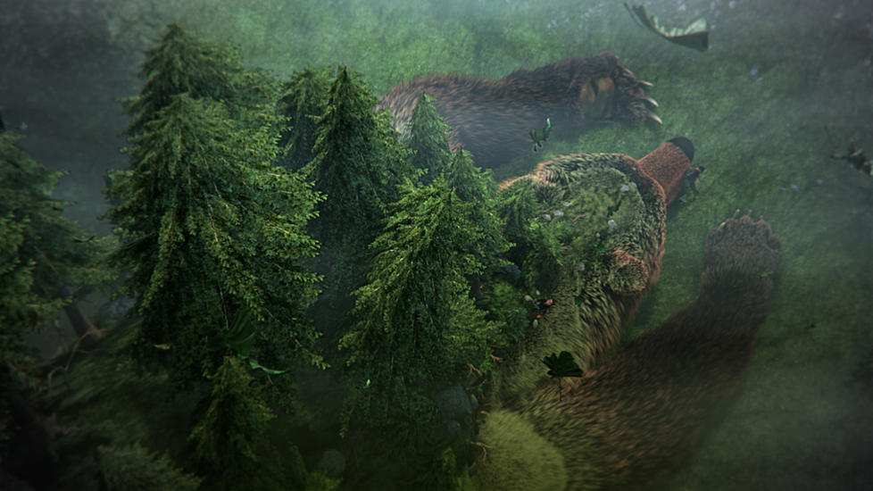 HAR BJ�RNEN EN SKOG P� RYGGEN? Men hvorfor d�t? Det er ikke sikkert du f�r svar p�.