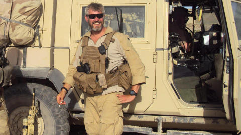  HEDRET IN MORTEM:  Orlogskaptein Trond Andr� Bolle ble drept av en veibombe p� tjeneste i Afghanistan i juni 2010. Foto: PRT Meymaneh/SCANPIX.