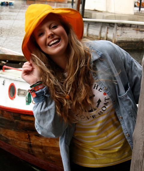 OVERLYKKELIG: Emilie Bersaas i Rogaland AUF. Foto: Privat