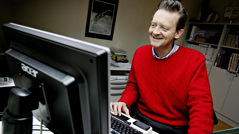 G�R HARDT UT MOT AP: Kommunikasjonsekspert Hans Geelmuyden mener Arbeiderpartiet har brukt 22. juli til sin fordel i valgkampen. N� m�ter han motb�r blant PR-kolleger. Foto: Kristian Ridder-Nielsen/Dagbladet