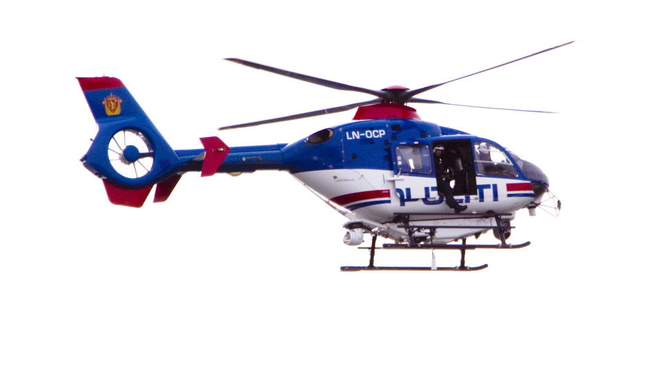 KUNNE V�RT I LUFTEN: Politihelikopter sto klart og mannskapet var tilgjengelig. Likevel ble det bedt om � vente. Foto: Jon Terje Hellgren Hansen / Dagbladet
