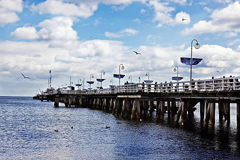 POLEN: Mange fine steder langs kysten, som her i badebyen Sopot, eller for eksempel Rowi, Swinoujscie, Kolobrzeg, Jurata eller �ya Wolin. Foto: NINA HANSEN