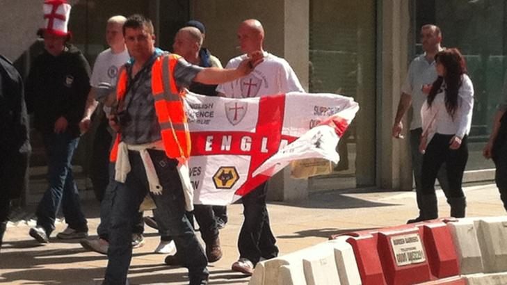 STR�MMER TIL: Det er ventet at flere hundre EDL-demonstranter vil samle seg i londons gater.