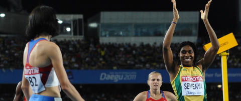 Semenya dediserte s�lvmedaljen til Mandela