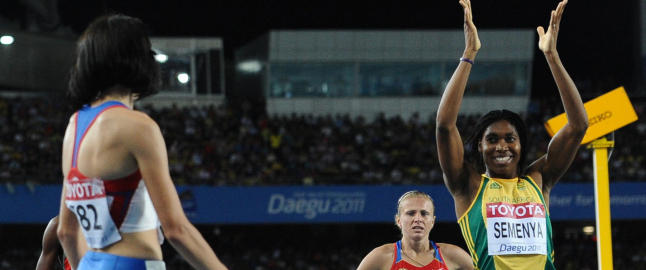 Semenya dediserte sølvmedaljen til Mandela