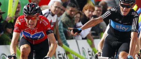 Wiggins mistet ledertr�ya i Vueltaen