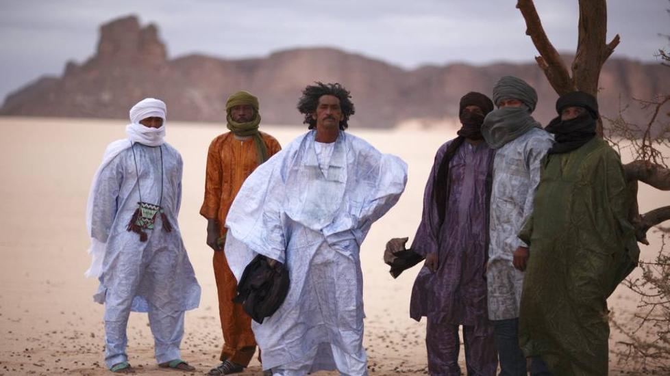�RKENBLUES: Tinariwen fra Mali, Afrika, best�r av tidligere oppr�rssoldater. I kveld spiller de i Bergen og i morgen er de i Oslo.