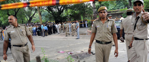 Minst ni drept i bombeangrep i New Delhi