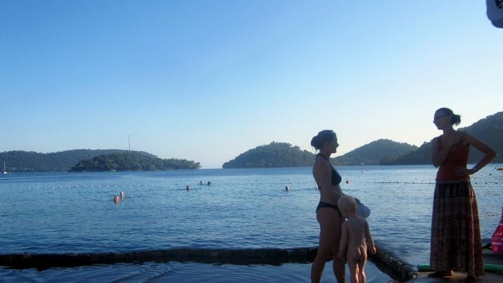 BADELIV: September er den beste feriem�neden, mener kroatene selv. Foto: TINE FALTIN