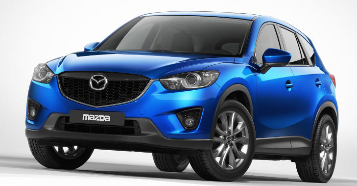  VERDENSPREMIERE:  SUV-en Mazda CX-5 blir en konkurrent til blant andre Nissan Qashqai og Mitsubishi ASX. Foto: MAZDA