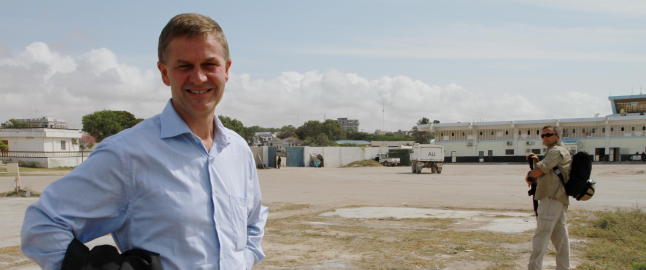 - Mogadishu er en by der det g�r framover
