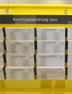 Datafeil stopper stemmetelling