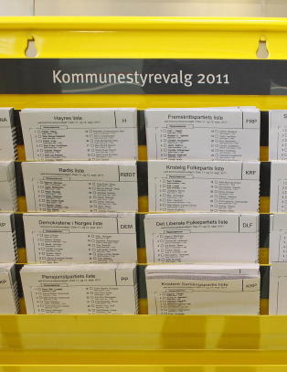 Datafeil stopper stemmetelling