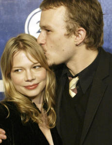 Michelle Williams tok folk i ansiktet etter Heath Ledgers død