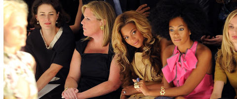 Beyonc� skjulte babymagen p� f�rste rad