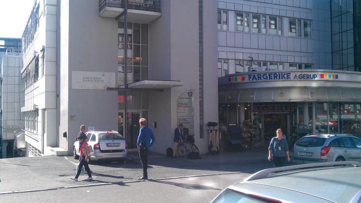 �STED: Her i Fritjof Nansens vei 12 i Oslo ble den mannlige pasienten i begynnelsen av 30-�ra knivdrept av en annen pasient etter en sl�sskamp. Foto: Torbj�rn Berg/Dagbladet