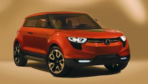 NYE TAKTER: SsangYong har ikke v�rt kjent for � lage lekre biler tidligere, men deres siste konsept ser definitivt mye bedre ut enn dagens modeller. FOTO: SsangYong