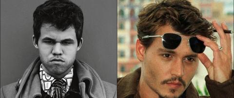 - Carlsen danket ut Johnny Depp