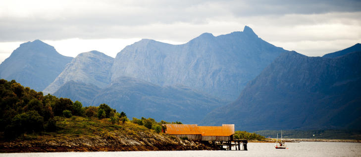  INSPIRERENDE:  Det frodige landskapet i Vestfjorden inspirerte Knut Hamsun. Foto: THOMAS RASMUS SKAUG