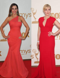 Kate Winslet og Sofia Vergara i flammende rødt