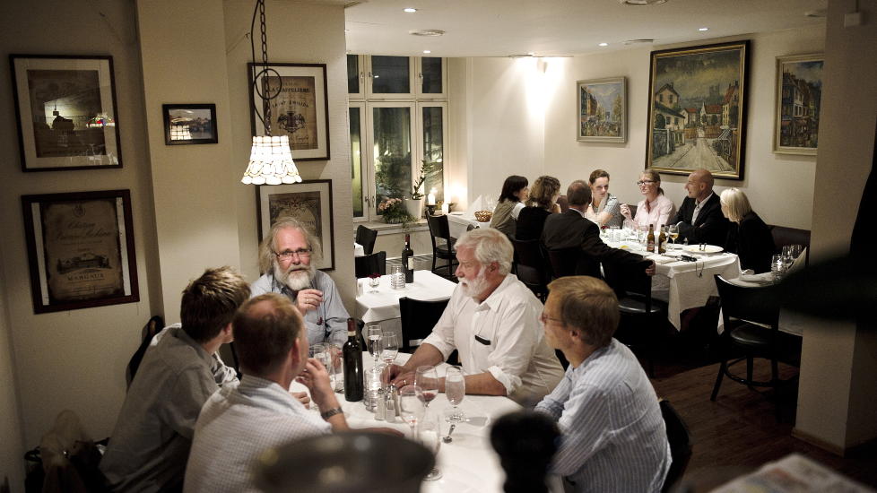 Sympatisk: Tre retter til 145 kroner er ikke noe � si p�. I  hvert fall ikke n�r maten holder s� h�yt niv� som den gj�r p� Frogner Bistro. Foto: Aleksander Andersen.