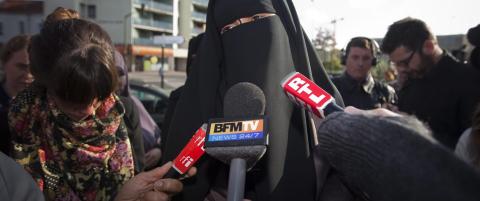 To kvinner b�telagt i Frankrike for � bruke nikab