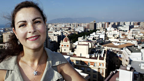 - VI HAR TATT GREP: Byplansjef Maria Carmen Garc�a Pe�a i M�laga er kommet godt i gang.   Foto: NINA HANSEN