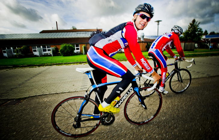 H�YT RANGERT: If�lge det internasjonale sykkelforbundet er Edvald Boasson Hagen verdens 12. beste. Her fra trening i K�benhavn. Foto: Thomas Rasmus Skaug / Dagbladet
