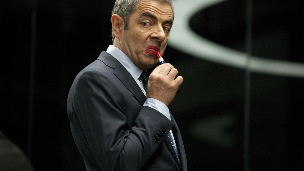 UMORSOM, INDEED:  Rowan Atkinson grimaserer og kl�ner seg gjennom nok en hjelpel�s �Johnny English�-film.
