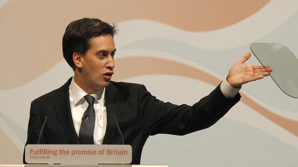OVERRASKET: Labour-leder Ed Miliband overrasket skeptikerne og holdt en visjon�r og inspirerende tale til landsm�tet i Liverpool. Foto: Scanpix