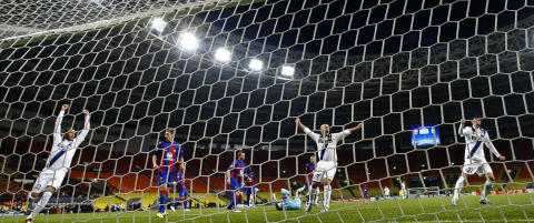 Inter seirende ut av m�lfest i Moskva