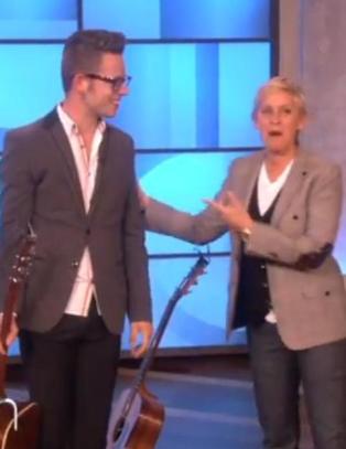 Her er Jarle Bernhoft p� �The Ellen Show�