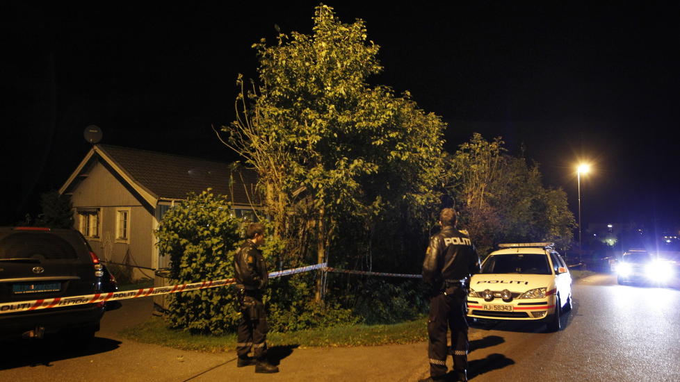 FUNNET D�D:  Mannen ble funnet av en bekjent i sitt eget hjem i Dr�bak. Foto: H�kon Mosvold Larsen / Scanpix