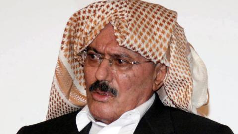 STERKT PRESSET: President Ali Abdullah Saleh. Foto: EPA/Scanpix