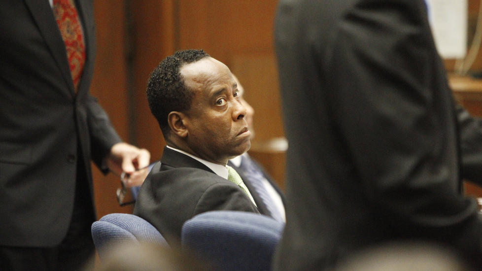 BESKYLDES FOR L�GN: Michael Jacksons lege Dr. Conrad Murray. Foto Al Seib / AFP / Scanpix