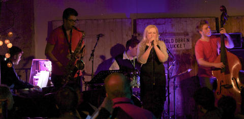 LOVENDE: SQuintet - lovende lokalt innslag p� Ungjazzfestivalen. FOTO: TERJE MOSNES