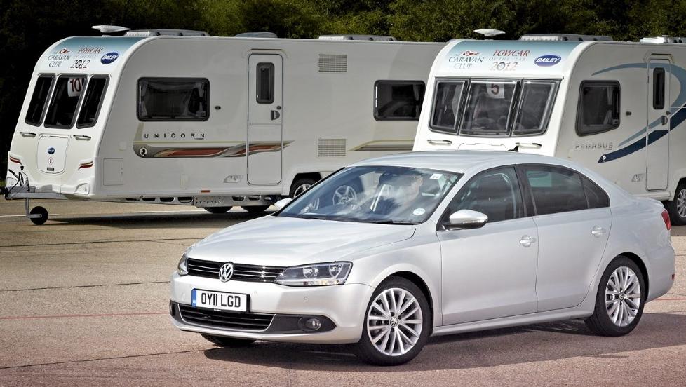 BEST: Volkswagen Jetta ble k�ret til best i b�de den billigste klassen og totalt sett. FOTO: The Caravan Club