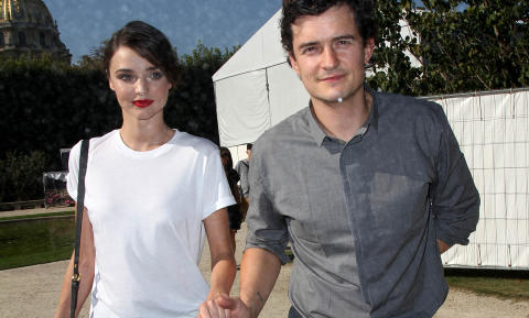 PENT PAR: Miranda Kerr og ektemannen Orlando Bloom. Foto: Stella Pictures