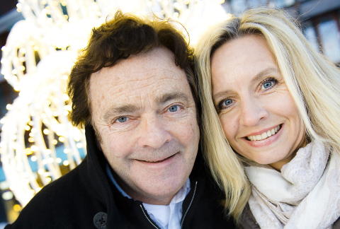 Bestevenner: Hege Sch�yen og �ivind Blunck er et av norgeshistoriens st�rste humorpar.