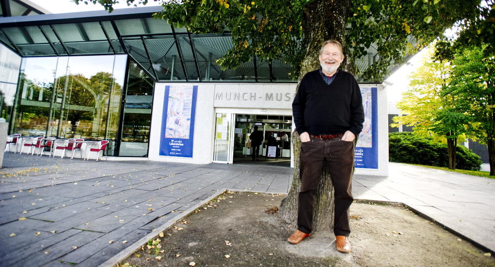DIKTER OM MUNCH: Espen Haavardsholm har skrevet roman om hva som kan ha skjedd mellom Edvard Munch og Dorothy, en av hans siste modeller. 
Foto: Thomas Rasmus Skaug