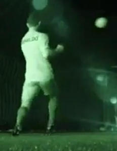 Beviset p� at Ronaldo faktisk scorer i blinde