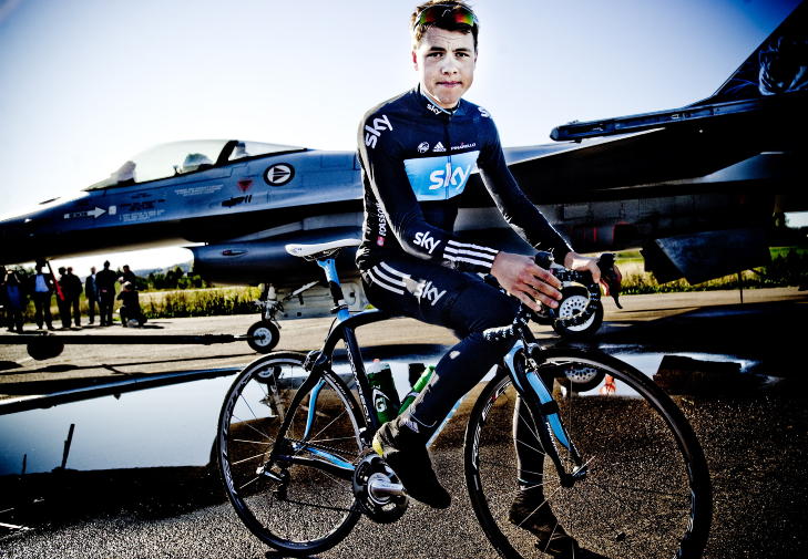 NY LAGKAMERAT: Edvald Boasson Hagen blir lagkamerat med Mark Cavendish neste sesong. De to har tidligere syklet sammen. Foto: Thomas Rasmus Skaug  / Dagbladet