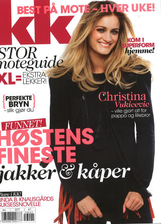 SNAKKER OM FAMILIEN: Christina Vukicevic i neste utgave av magasinet KK.